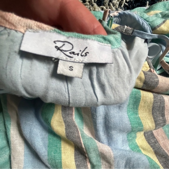 RAILS ARI DRESS IN JAMAICA STRIPE linen blend - Picture 9 of 13